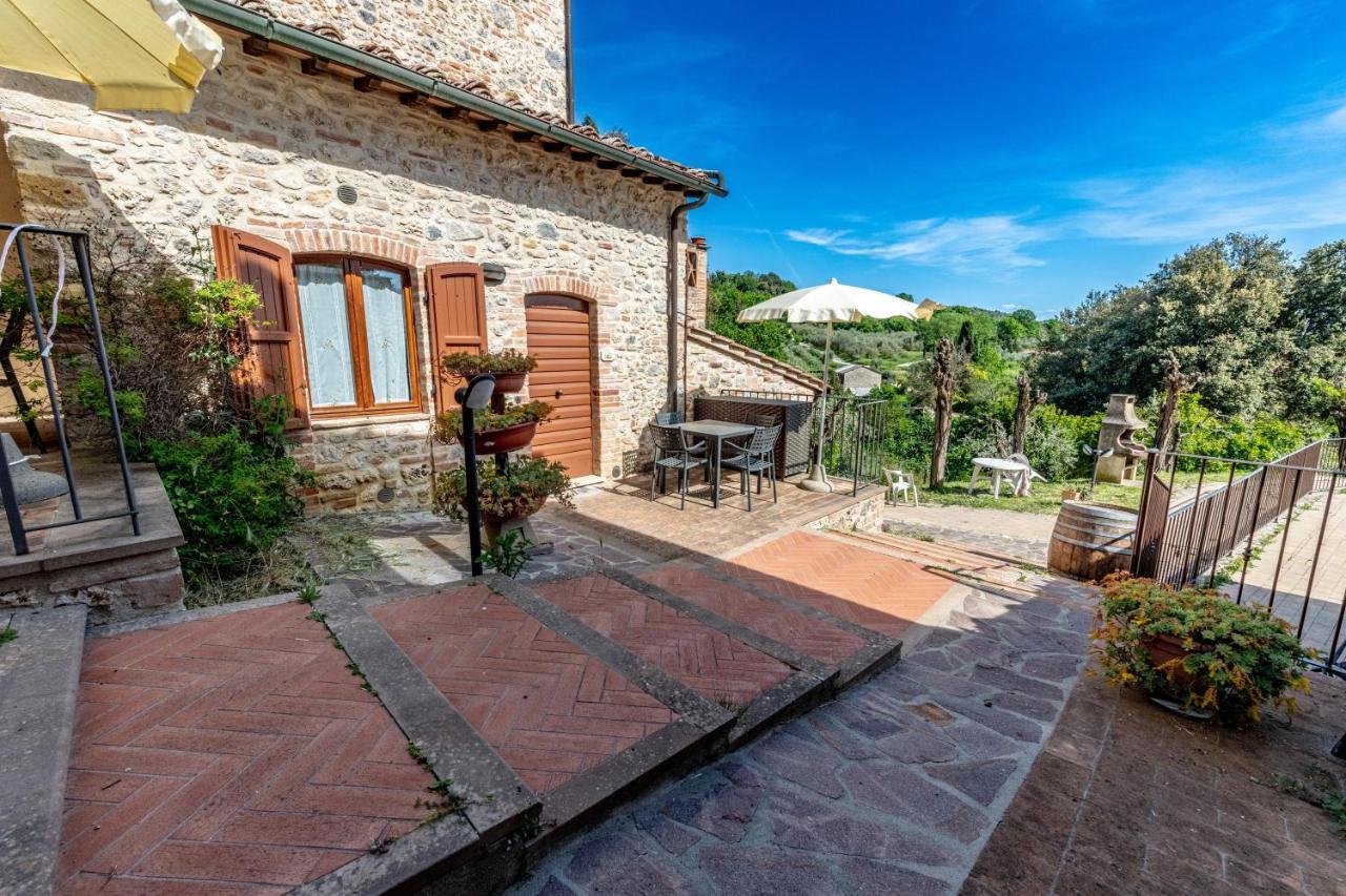 Case Vacanze Ranza, Casale Con Piscina E Relax 圣吉米纳诺 外观 照片